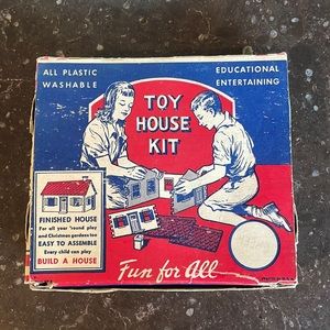 Vintage Toy House Kit